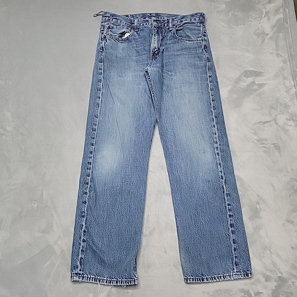 Levi Jeans Mens 32x32 Blue 569 Loose Straight Leg Casual Denim Workwear
